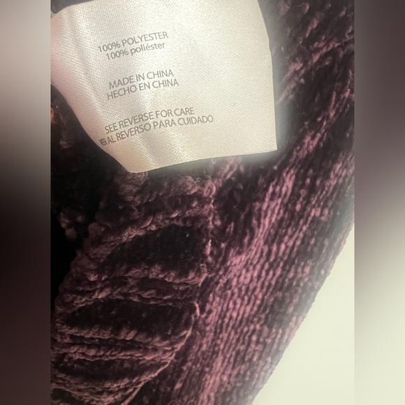 Orvis Women's Velvet Sweater - Rich Purple size L - Picture 6 of 6